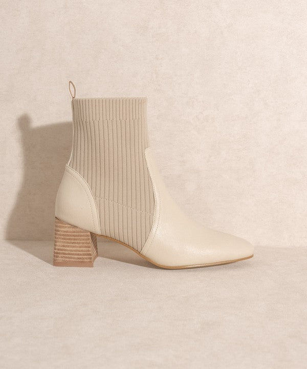 OASIS SOCIETY Geraldine - Sock Bootie - Premium Booties from Oasis Society - Just $60! Shop now at Ida Louise Boutique