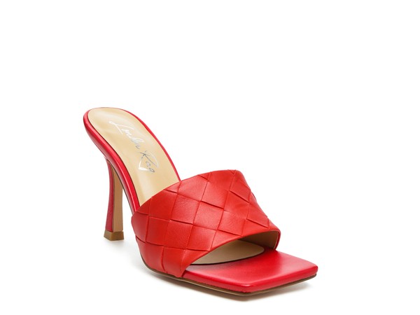 Carmen High Heeled Woven Square Toe Sandal - Premium  from Rag Company - Just $62! Shop now at Ida Louise Boutique