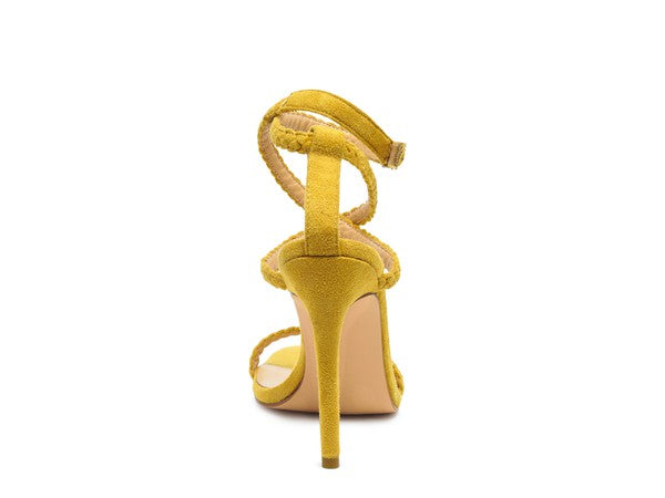 SHERRI SUEDE STILETTO SLING-BACK SANDAL - Premium Sandals from Rag Company - Just $64! Shop now at Ida Louise Boutique