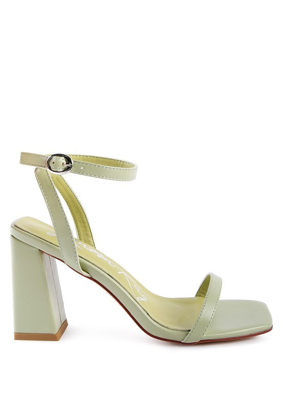 Block Heel Ankle Strap Sandals - Premium Sandals from Rag Company - Just $64! Shop now at Ida Louise Boutique