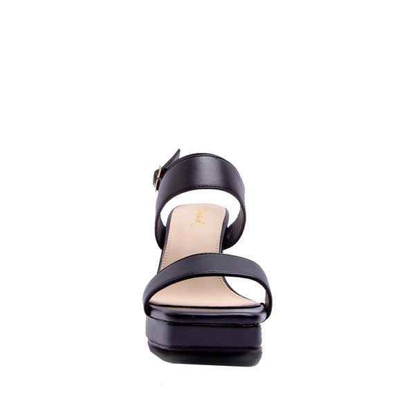 KRISHA Black Strappy Heeled Sandal - Premium Sandals from Qupid Shoes - Just $46! Shop now at Ida Louise Boutique