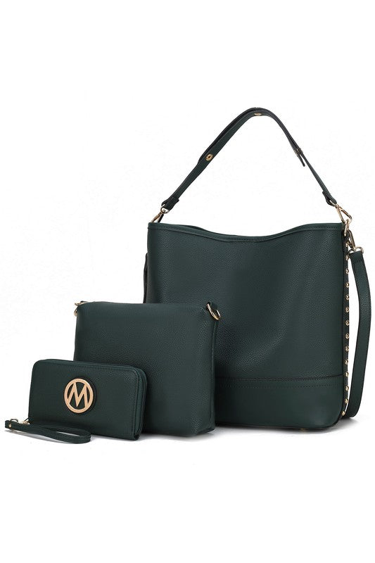 MKF Wren Hobo with Pouch and Wristlet by Mia K - Premium Handbag from MKF Collection by Mia K - Just $112! Shop now at Ida Louise Boutique