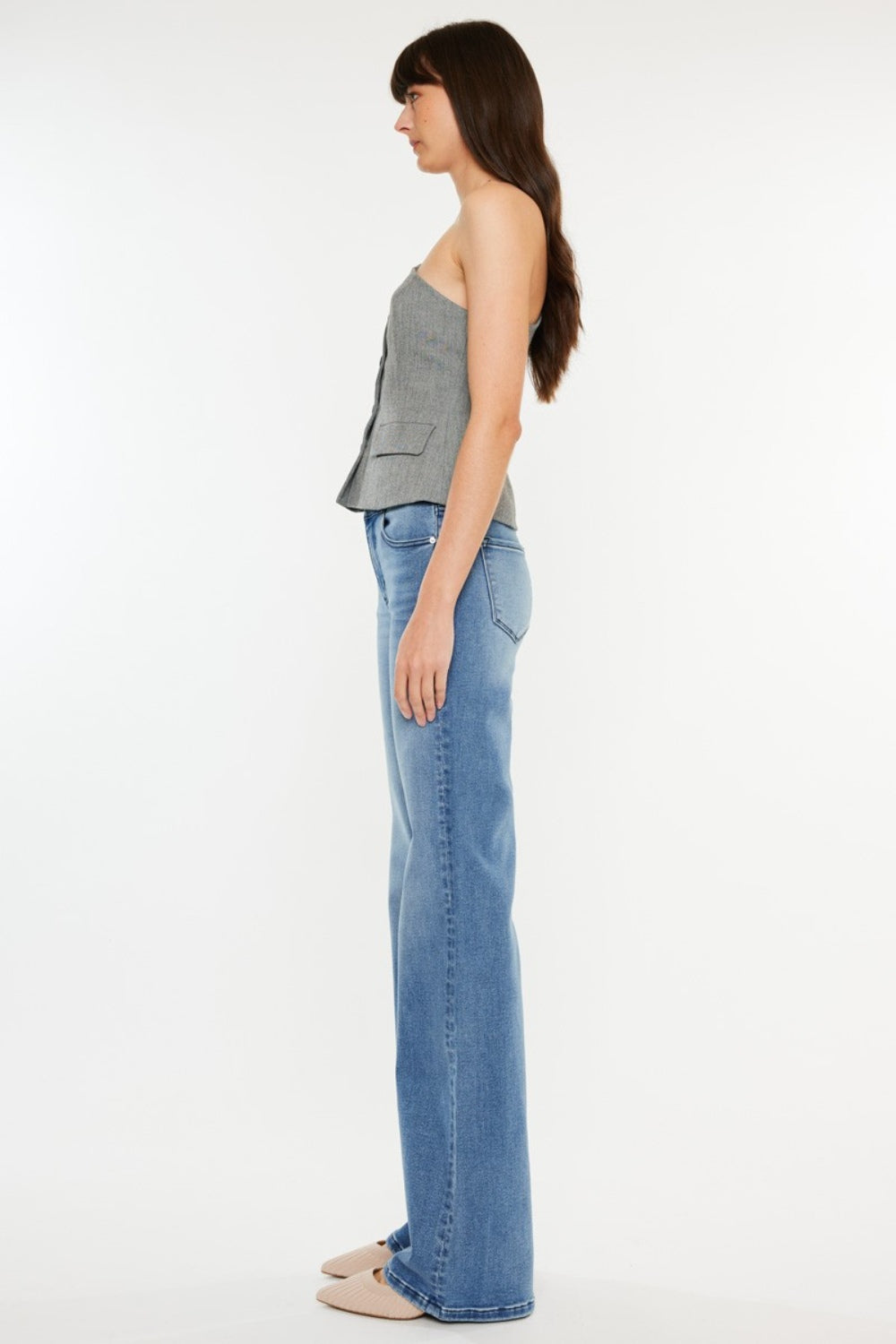 Kancan Ultra High Rise Cat's Whiskers Jeans - Premium Jeans from Trendsi - Just $68! Shop now at Ida Louise Boutique