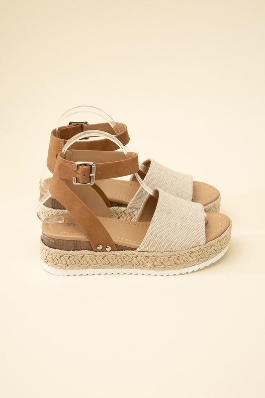 TOPIC-S Espadrille Ankle strap Sandals - Premium Sandals from Fortune Dynamic - Just $44! Shop now at Ida Louise Boutique
