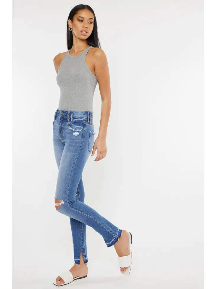 KanCan Skinny Stretch Mid RiseJeans - Premium Jeans from Kan Can USA - Just $64! Shop now at Ida Louise Boutique