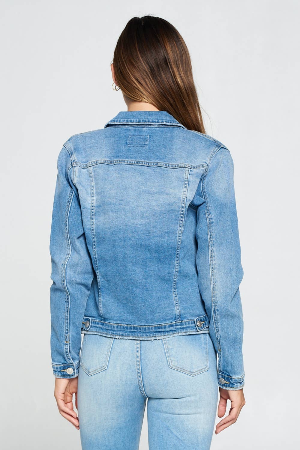 Medium Wash - Denim Jacket - Premium  from I&M JEAN, INC. - Just $68! Shop now at Ida Louise Boutique