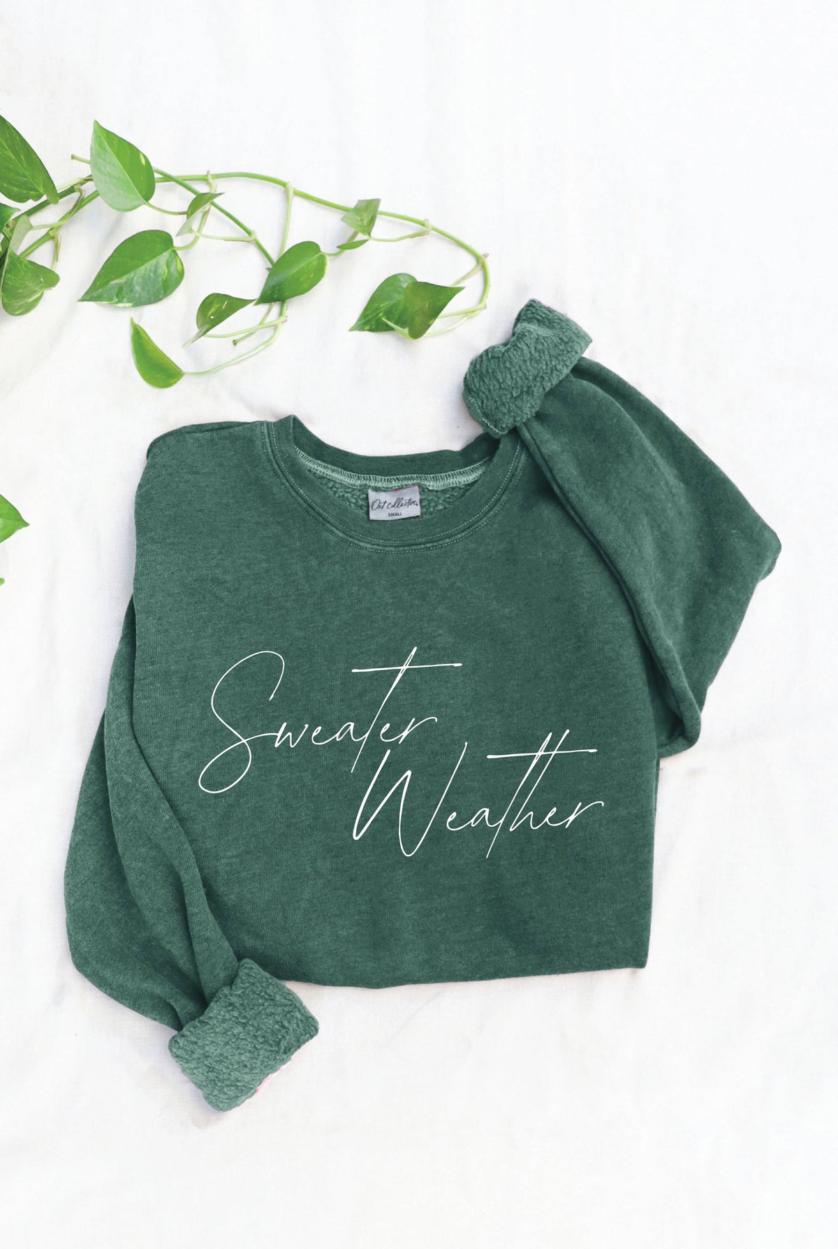 SWEATER WEATHER Mineral Graphic Sweatshirt - Premium Sweatshirt from OAT COLLECTIVE - Just $60! Shop now at Ida Louise Boutique