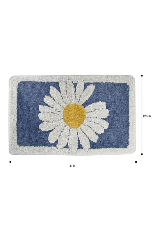 Soft Bath Mat - Flower - Premium Bath Mat from ReeVe - Just $32! Shop now at Ida Louise Boutique