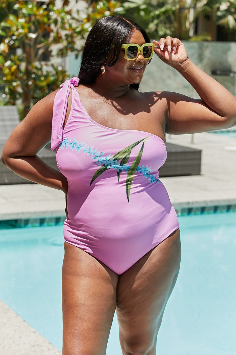 Marina West Swim Vacay Mode One Shoulder Swimsuit in Carnation Pink - Premium swim from Trendsi - Just $48! Shop now at Ida Louise Boutique