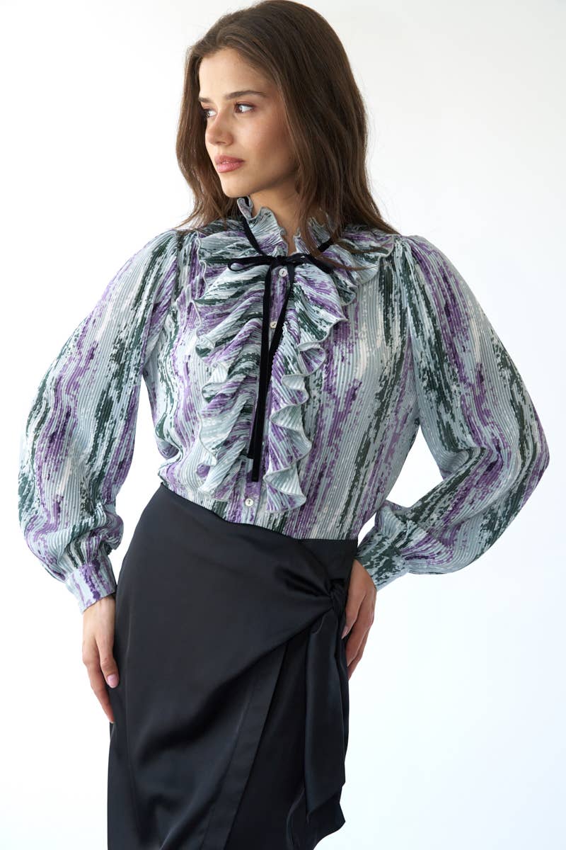 Eden Pleated Blouse - Premium Tops from Sage + Fig - Just $44! Shop now at Ida Louise Boutique