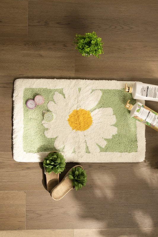 Soft Bath Mat - Flower - Premium Bath Mat from ReeVe - Just $32! Shop now at Ida Louise Boutique