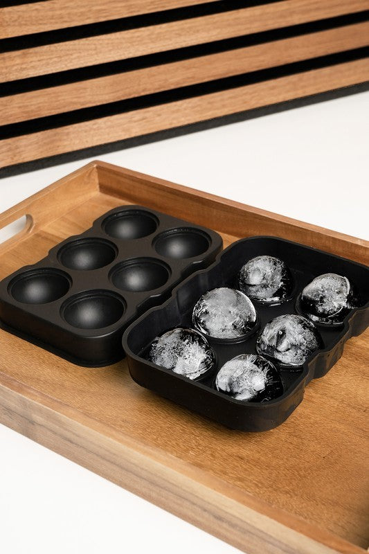 6 Silicone Ice Ball Mold in Spherical Shape Set - Premium  from ReeVe - Just $14! Shop now at Ida Louise Boutique