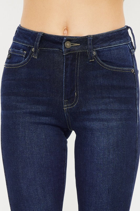 Kancan High Rise Dark Wash Flare - Premium Jeans from Kan Can USA - Just $68! Shop now at Ida Louise Boutique