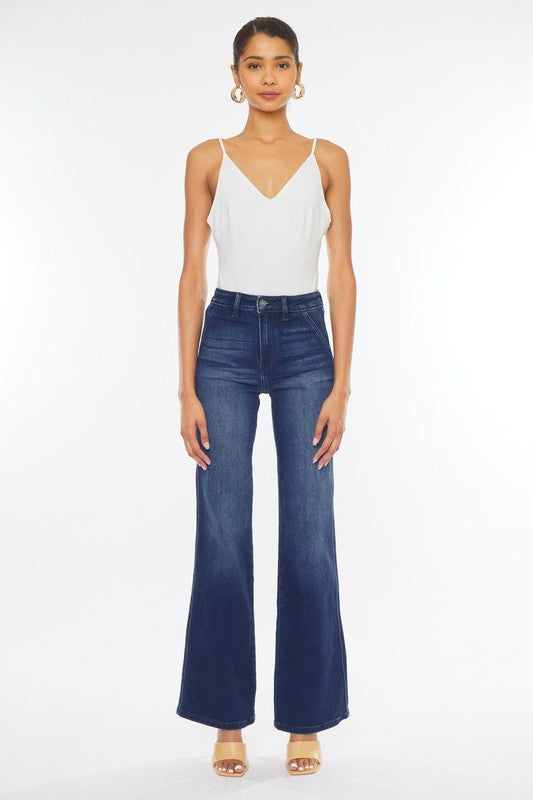 Kancan High Rise Slim Flare Jean - Premium Jeans from Kan Can USA - Just $68! Shop now at Ida Louise Boutique