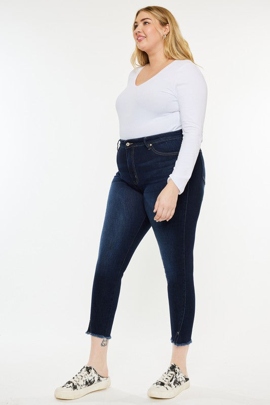 Kancan Plus Size High Rise Ankle Skinny Jeans - Premium Jeans from Kan Can USA - Just $78! Shop now at Ida Louise Boutique