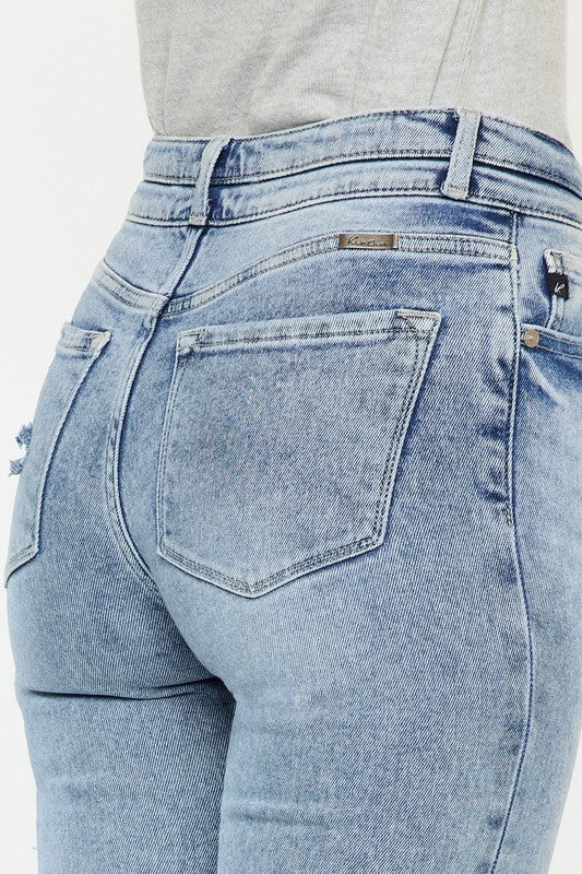 High Rise Slim Straight Jeans - Premium Jeans from Kan Can USA - Just $68! Shop now at Ida Louise Boutique