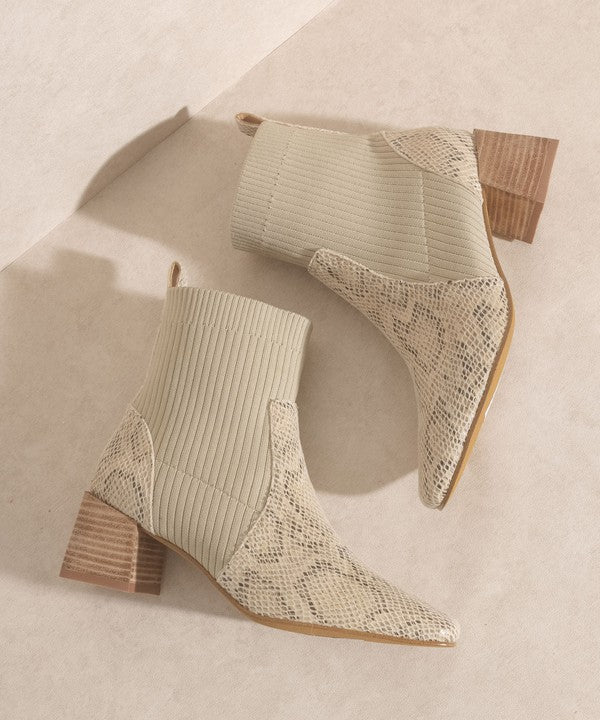 OASIS SOCIETY Geraldine - Sock Bootie - Premium Booties from Oasis Society - Just $60! Shop now at Ida Louise Boutique