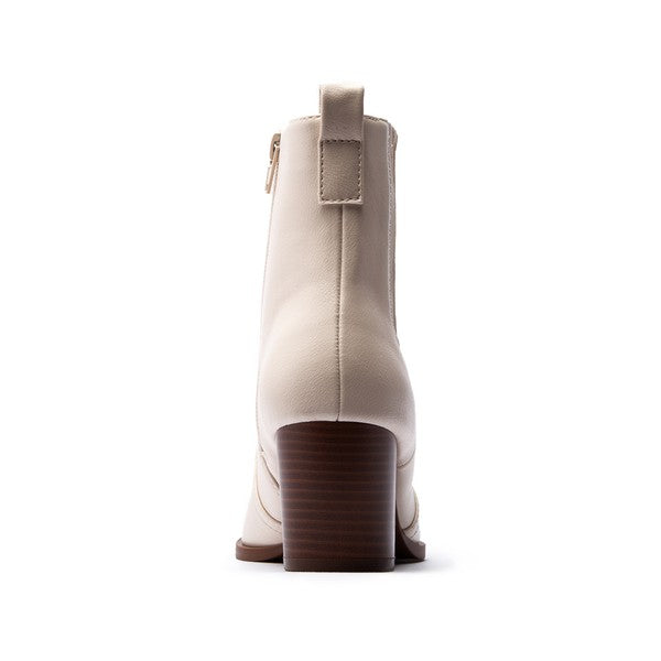 VACA Heeled BOOTIE - Premium Booties from Qupid Shoes - Just $66! Shop now at Ida Louise Boutique