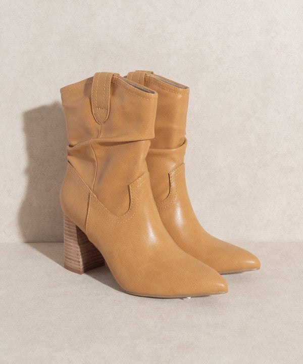 Oasis Society Mavis - Western Style Bootie - Premium Boots from Oasis Society - Just $58! Shop now at Ida Louise Boutique