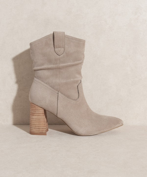 Oasis Society Mavis - Western Style Bootie - Premium Boots from Oasis Society - Just $58! Shop now at Ida Louise Boutique