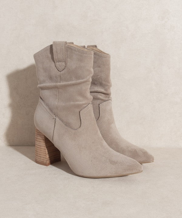 Oasis Society Mavis - Western Style Bootie - Premium Boots from Oasis Society - Just $58! Shop now at Ida Louise Boutique