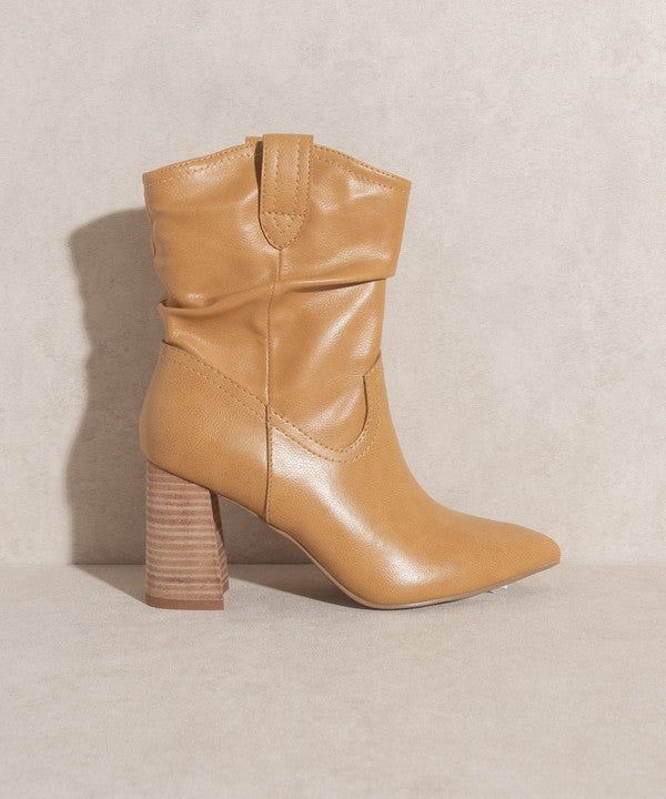 Oasis Society Mavis - Western Style Bootie - Premium Boots from Oasis Society - Just $58! Shop now at Ida Louise Boutique