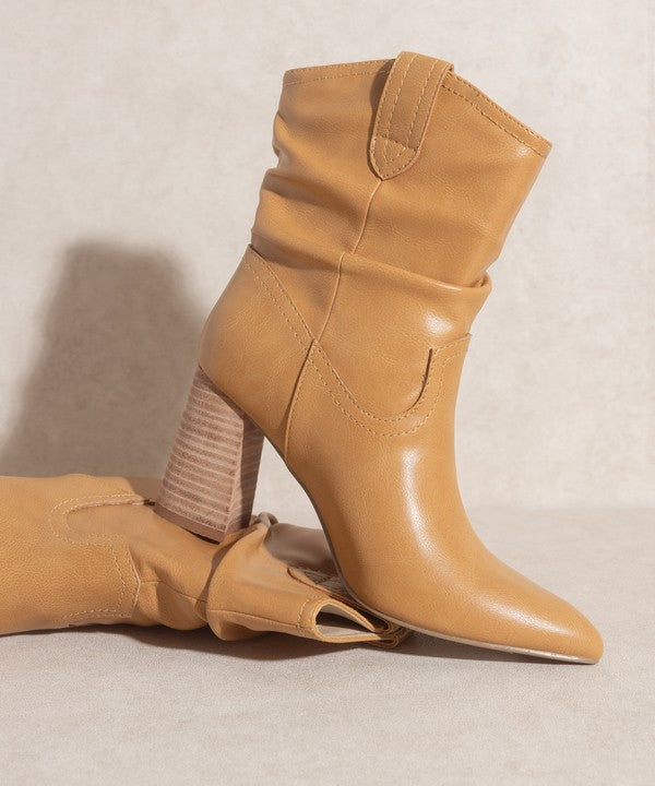 Oasis Society Mavis - Western Style Bootie - Premium Boots from Oasis Society - Just $58! Shop now at Ida Louise Boutique