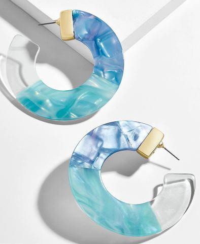 Eva Lightweight Hoop Style Earrings - Premium  from ClaudiaG Collection - Just $34! Shop now at Ida Louise Boutique