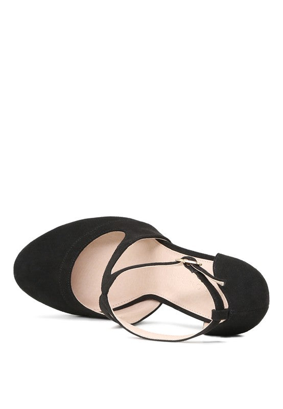 LONDON RAG Closed Toe Strap  Heel Sandal - Premium Sandals from Rag Company - Just $60! Shop now at Ida Louise Boutique
