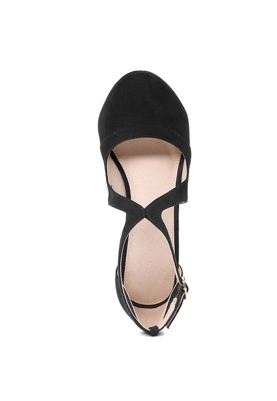 LONDON RAG Closed Toe Strap  Heel Sandal - Premium Sandals from Rag Company - Just $60! Shop now at Ida Louise Boutique