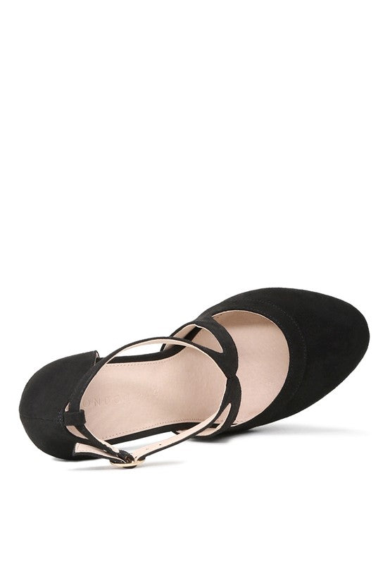 LONDON RAG Closed Toe Strap  Heel Sandal - Premium Sandals from Rag Company - Just $60! Shop now at Ida Louise Boutique