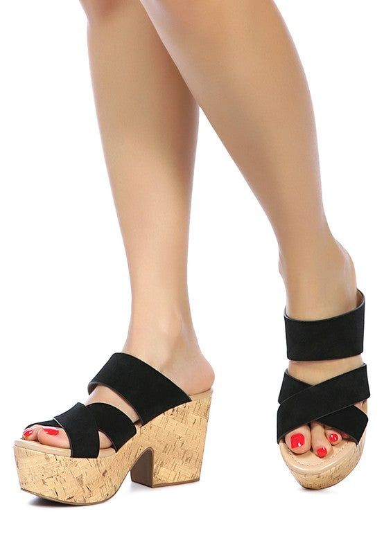 GERD Blocked Heel Suede Sandal - Premium Sandals from Rag Company - Just $88! Shop now at Ida Louise Boutique