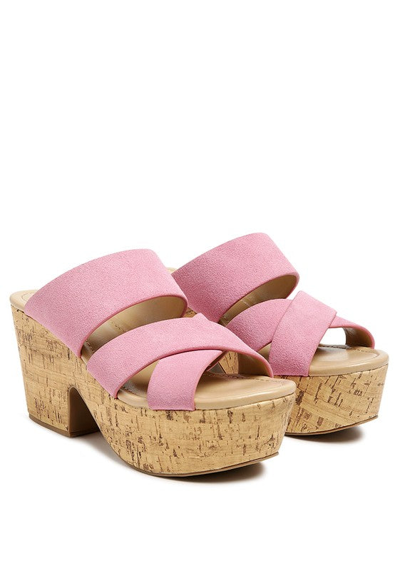 GERD Blocked Heel Suede Sandal - Premium Sandals from Rag Company - Just $88! Shop now at Ida Louise Boutique