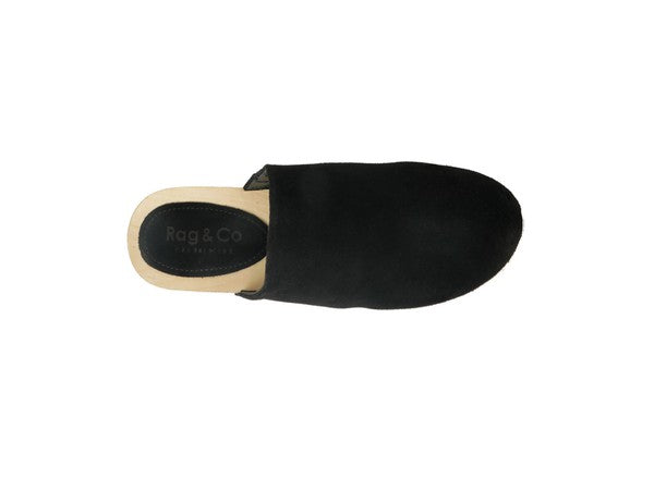 RAG & CO DARCIE TAUPE SUEDE CLOGS - Premium Flats from Rag Company - Just $64! Shop now at Ida Louise Boutique