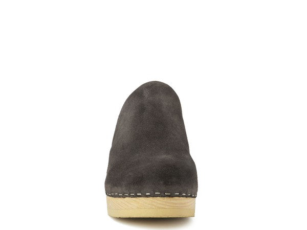 RAG & CO DARCIE TAUPE SUEDE CLOGS - Premium Flats from Rag Company - Just $64! Shop now at Ida Louise Boutique