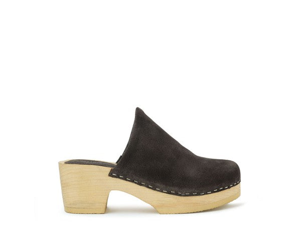 RAG & CO DARCIE TAUPE SUEDE CLOGS - Premium Flats from Rag Company - Just $64! Shop now at Ida Louise Boutique