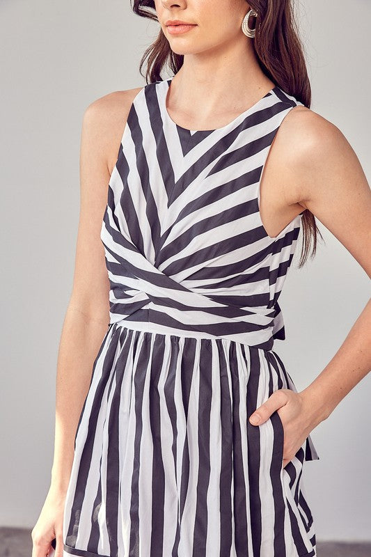 Front Cross Back Tie Dress - Premium  from Do + Be Collection - Just $66! Shop now at Ida Louise Boutique