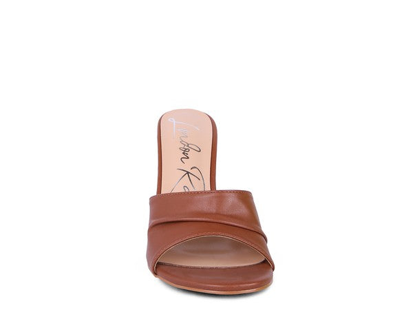 3RD DIVORCE Pleated High Heeled Sandal - Premium Heels from Rag Company - Just $64! Shop now at Ida Louise Boutique
