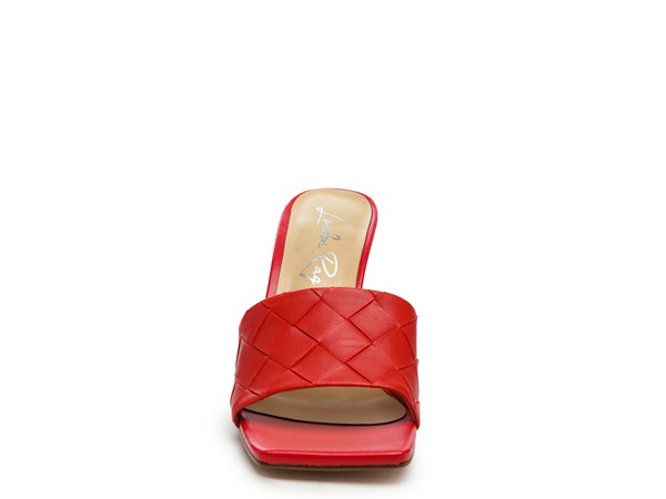 Carmen High Heeled Woven Square Toe Sandal - Premium Sandals from Rag Company - Just $62! Shop now at Ida Louise Boutique