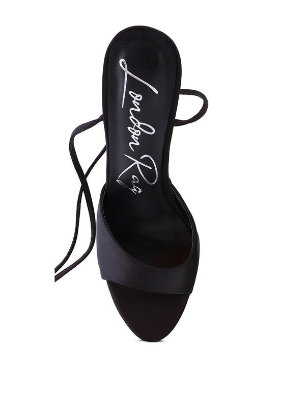 Passion Dramatic Platform Lace Up Sandaled Heel - Premium Heels from Rag Company - Just $72! Shop now at Ida Louise Boutique