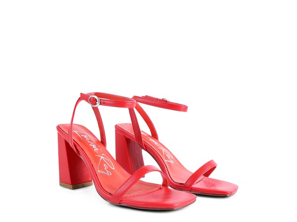 Block Heel Ankle Strap Sandals - Premium Sandals from Rag Company - Just $64! Shop now at Ida Louise Boutique