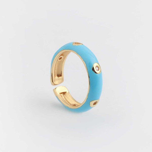 Caterpillar Colorful Ring - Premium  from ClaudiaG Collection - Just $24! Shop now at Ida Louise Boutique
