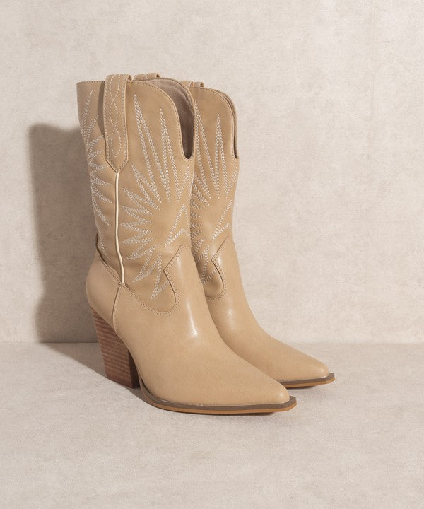 OASIS SOCIETY Emersyn - Starburst Embroidery Boots - Premium Boots from Oasis Society - Just $78! Shop now at Ida Louise Boutique