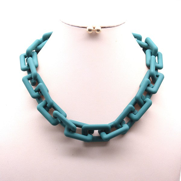 Matte Chain Necklace - Premium necklace from Bella Chic - Just $22! Shop now at Ida Louise Boutique