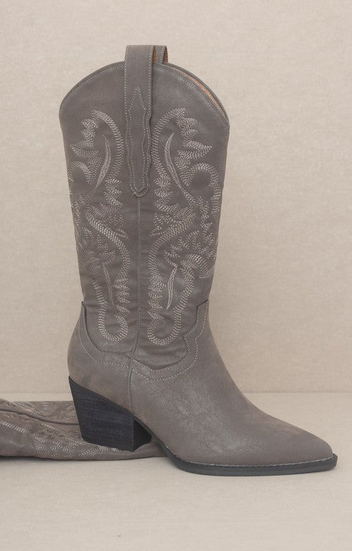 Oasis Society Amaya - Classic Western Boot - Premium Boots from Oasis Society - Just $81! Shop now at Ida Louise Boutique