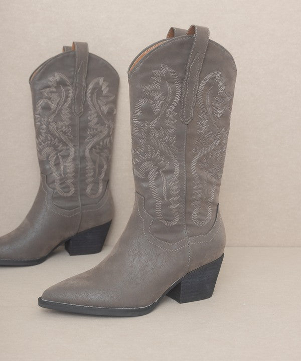 Oasis Society Amaya - Classic Western Boot - Premium Boots from Oasis Society - Just $81! Shop now at Ida Louise Boutique