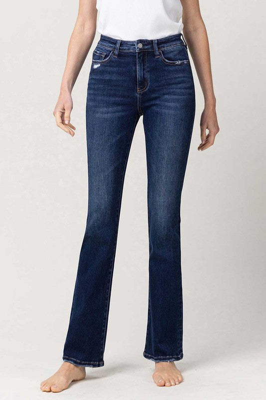 Vervet High Rise Slim Bootcut Jeans - Premium Jeans from VERVET by Flying Monkey - Just $64! Shop now at Ida Louise Boutique