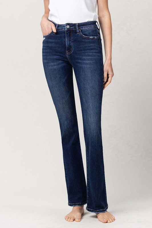 Vervet High Rise Slim Bootcut Jeans - Premium Jeans from VERVET by Flying Monkey - Just $64! Shop now at Ida Louise Boutique