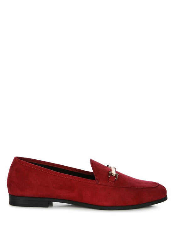 Zaara Solid Faux Suede Loafers - Premium Loafers from Rag Company - Just $52! Shop now at Ida Louise Boutique