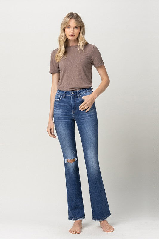 Vervet Stretch High Rise Bootcut - Premium Jeans from Flying Monkey - Just $70! Shop now at Ida Louise Boutique